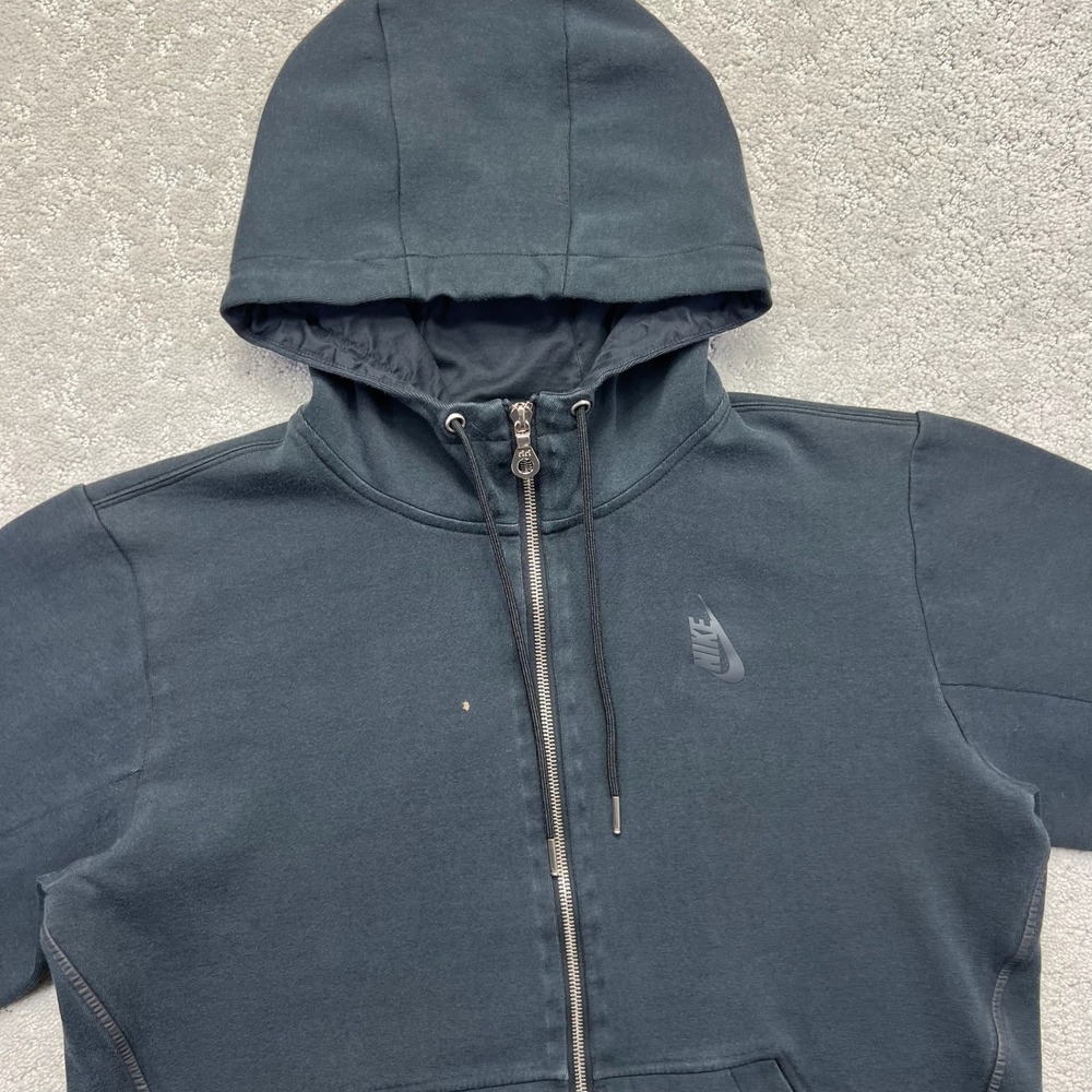 Nikelab Hoodie Jacket Mens Small‎ Blue Gray Essentials Full Zip Athleisure - Picture 3 of 16